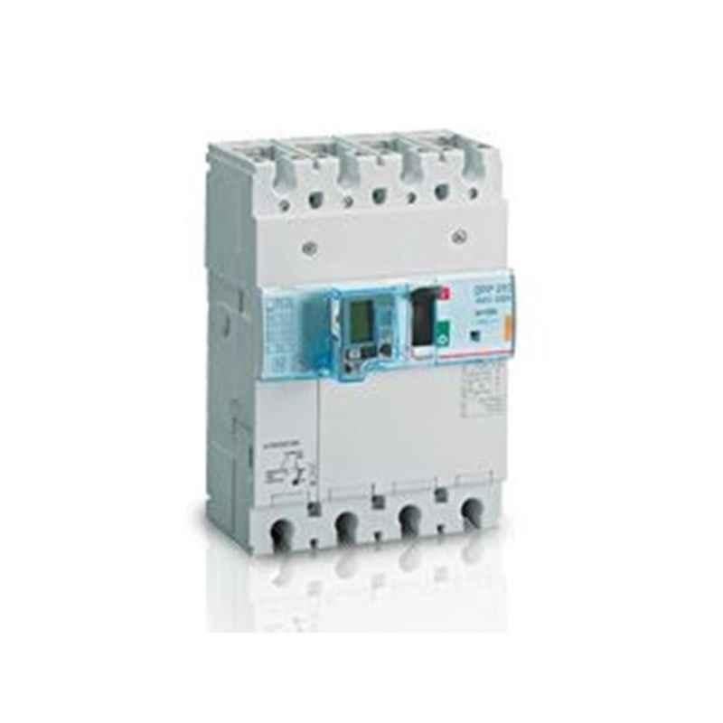 Legrand DRX³-160 25A Four Pole MCCB with Thermal Magnetic & Electronic Earth Leakage Module, 4201 51, Breaking Capacity: 50 kA
