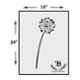Kayra Decor 16x24 inch PVC Modern Wall Design Stencil, KHS431