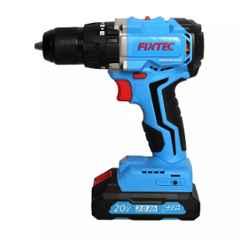 FIXTEC 20V Li-ion Brushless Impact Drill with Heavy Duty Aluminium Gear & LED Work Light, FCD2002LX