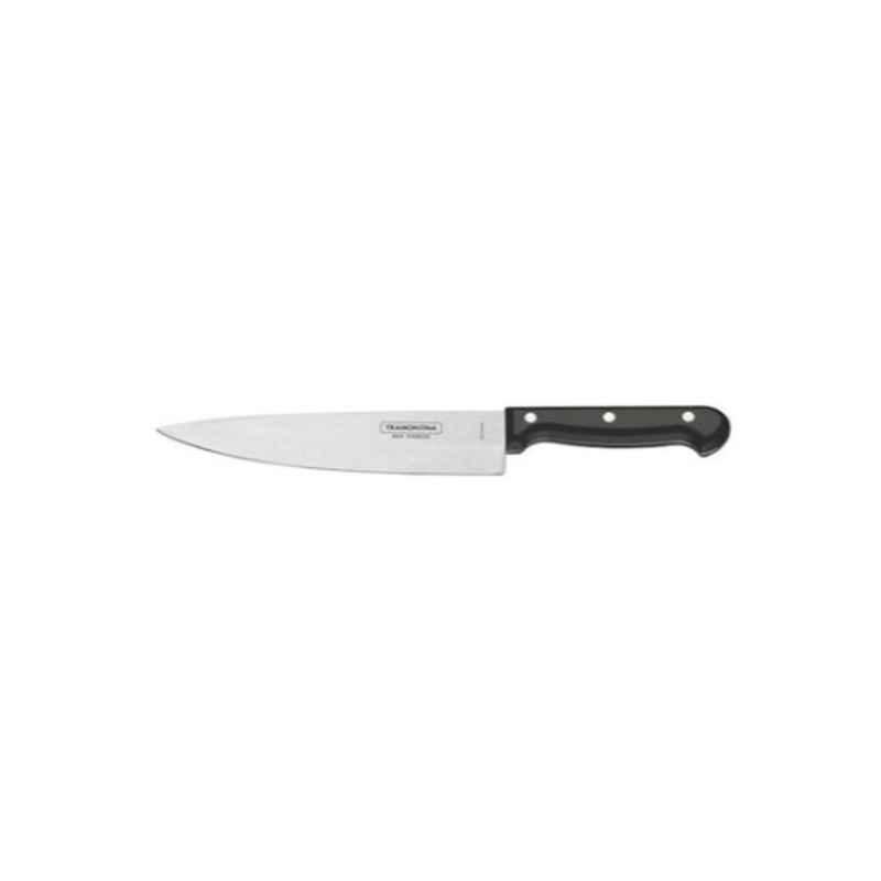 Tramontina 7 inch Stainless Steel Black & Silver Meat Knife, 7891112068285