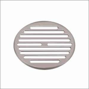 Sanjay Chilly Golden Classic 4x4 inch Stainless Steel 304 Silver Round Floor Drain with Anti Cockroach & Insect Trap, GS-R-100