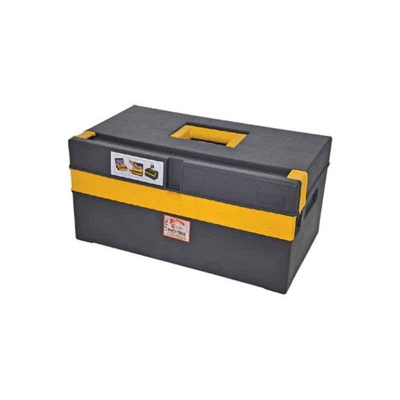 Protech Polypropylene Black & Yellow Tool Box, RST-02CP