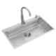 Anupam OS454XE 35x19 inch Satin Finish Single Bowl Sink