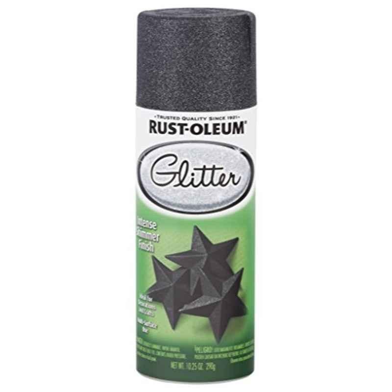Rust-Oleum 10.25 Oz Midnight Black 299424 Glitter Spray Paint