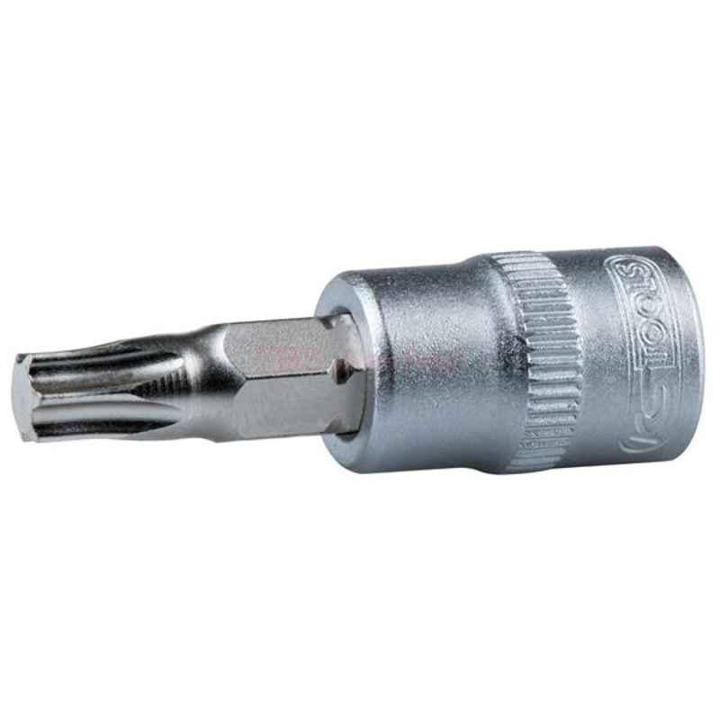 KS Tools T20 CrV Socket Bit for TX Screws, 911.1448