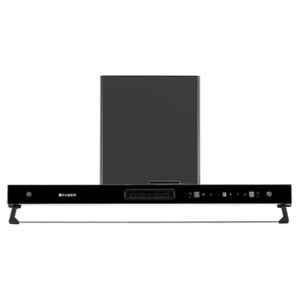 Faber Aerostation 1325m3/hr 90cm Black Heat Autoclean Wall Mounting Chimney, 325.0708.746