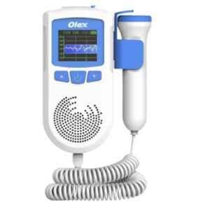 Olex White Fetal Doppler for Parental Baby Heartbeat Sound Monitor