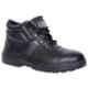 Allen Cooper AC-1144 Leather Steel Toe Black Work Safety Shoes, Size: 10