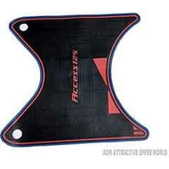 Meenu Arts Tow Wheeler Foot Mat (Red) Type A-15 for Suzuki Access 125 Cc Latest