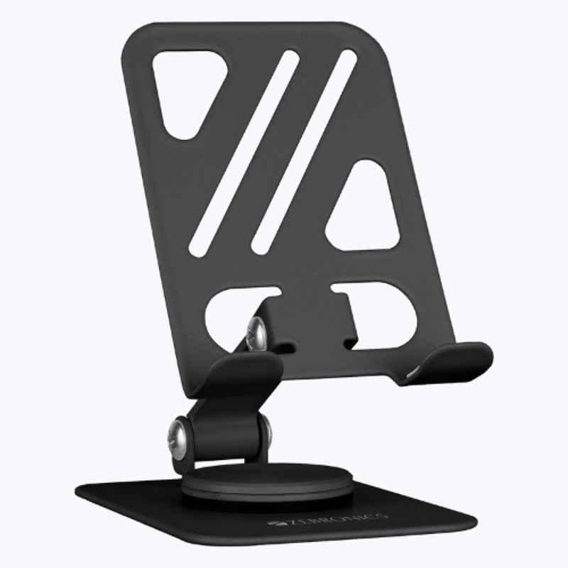 Zebronics MTS250 9.7 inch Metal Black Mobile Holder
