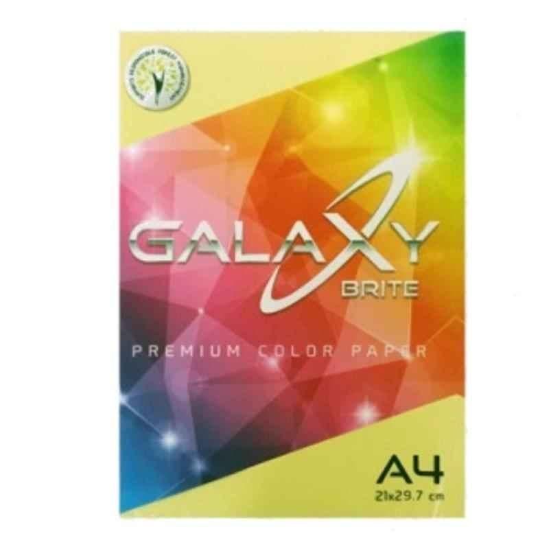 GALAXYBRITE A4 80gsm Yellow Premium Color Paper