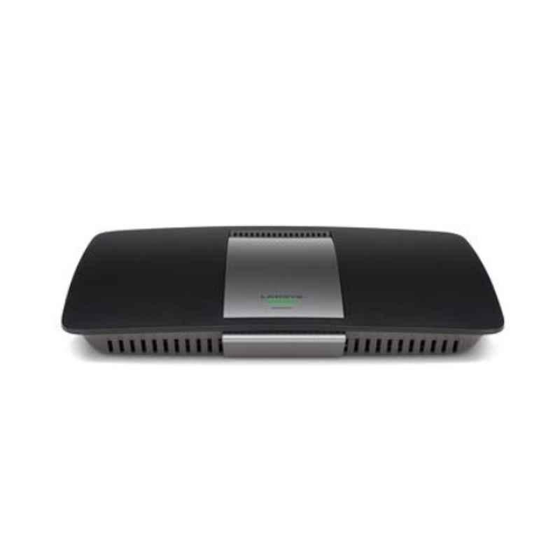 Linksys AC1200 300+867 Mbps Black Dual Band Advanced Multimedia Smart Wi-Fi Router, EA6300-ME