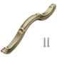 Aquieen 96mm Malleable Antique Wardrobe Cabinet Pull Handle, KL-717-96 (Pack of 2)