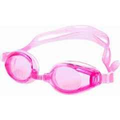 Matrica Baby Pink Adjustable Band Swimming Goggle with Earplugs for Youth Ladies