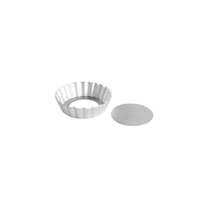 Fat Daddios 6.5 inch Silver Bottom Fluted Tart Pan, PFT-65
