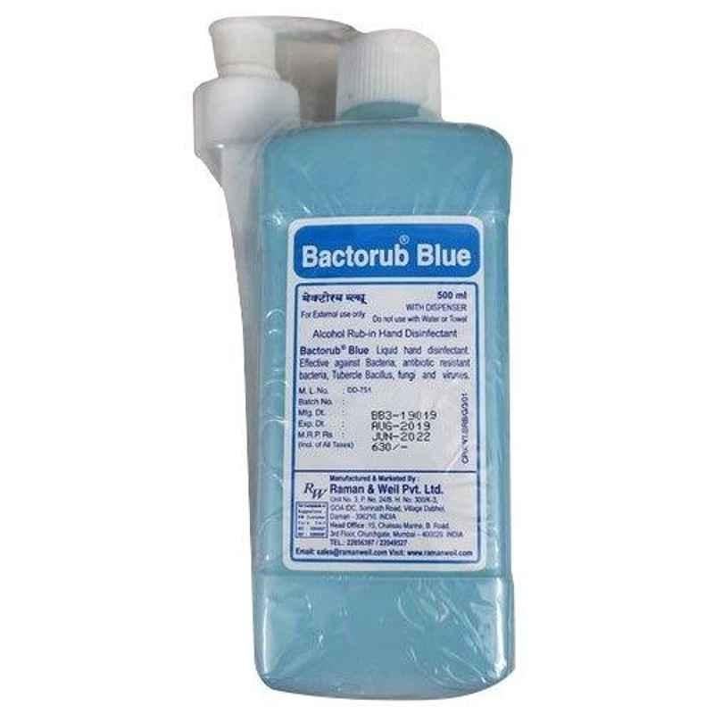 R&W 500ml Blue Hand Disinfectant