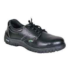 Safe Ride Magnum Synthetic Leather Steel Toe Black Safety Shoes, Size: 6