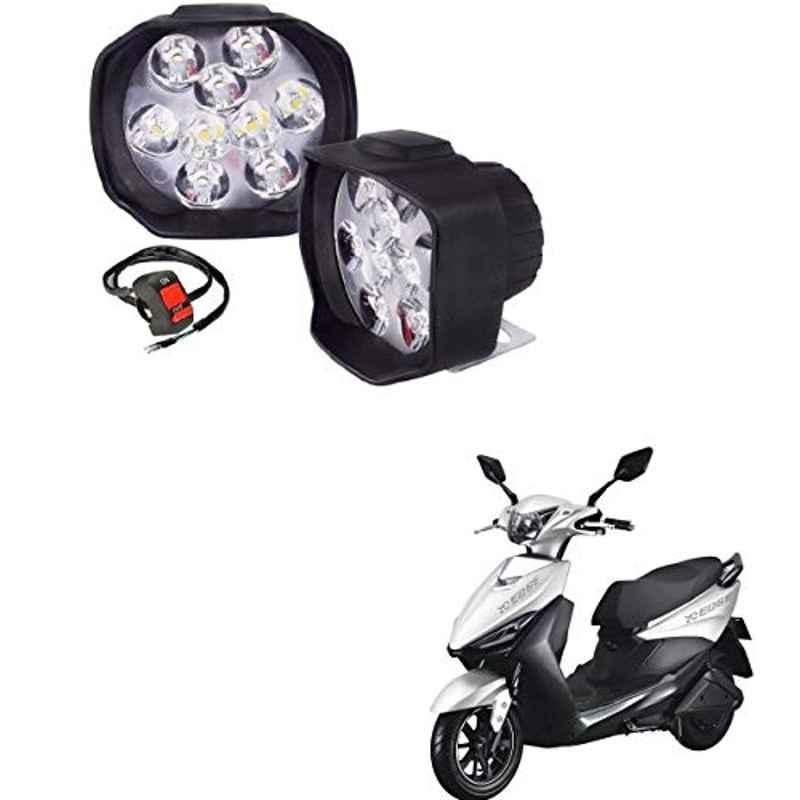 Kozdiko 2 Pcs Sheen 9 LED 6000k Cree LED Transformer Bumble Bee Style LED Fog Light Set for Indus Yo Edge