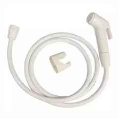 Fastgear PVC White Chrome Finish Health Faucet Set, FG1450