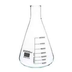 ABGIL 3000ml Borosilicate Glass Conical Erlenmeyer Narrow Mouth Conical Flask, ABG1490