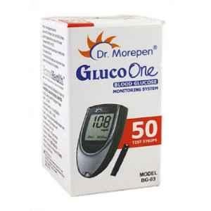 Dr Morepen Dr. Morepen Gluco One BG-03 50 Pcs Glucometer Strips Box