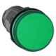 Schneider Electric 22mm 380VAC Green Round LED Pilot Light with Screw Clamp Terminal, XA2EVQ3LC
