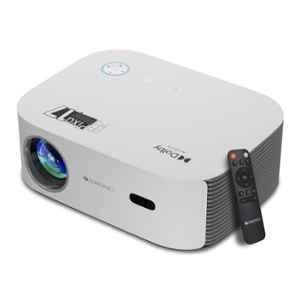 Zebronics PIXAPLAY 17 6000lm 1920x1080p Smart LED Projector with 4K Support, Dolby Audio & 224 inch Screen Size