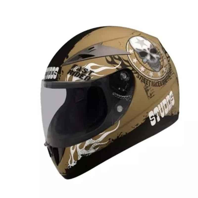 Buy Studds Scorpion D3 Decor Plastic Desert Storm Full Face Helmet