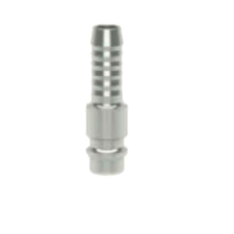 Ludecke ESI13SS 13mm Single Shut Off Safety Industrial Quick Plug with Hose Barb Connect Coupling