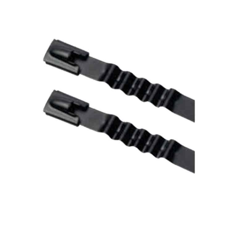 R-Loc 100 Pcs 7.9x840mm SS316 Spring Type Coated Ball Lock Cable Ties Bag, BCz76-840