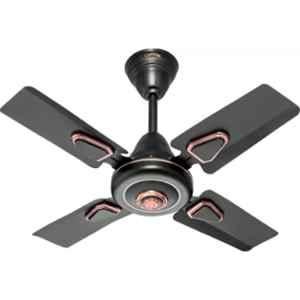 Gestor Alfa 50W Smocked Brown Ultra High Speed 4 Blade Ceiling Fan, Sweep: 600 mm (Pack of 3)