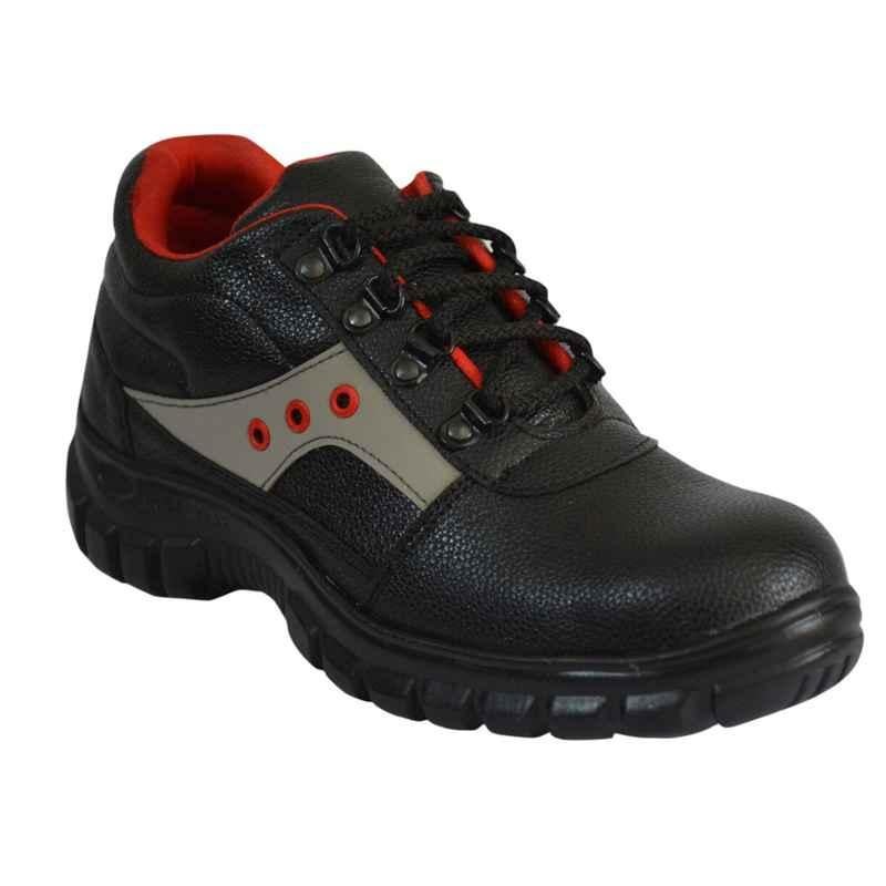 Timberwood TW25A Low Ankle Steel Toe Black Work Safety Shoes, Size: 8