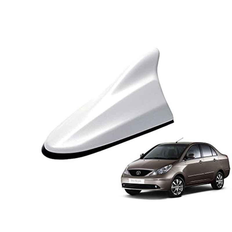 Kozdiko White Shark Fin Antenna for Tata Indigo