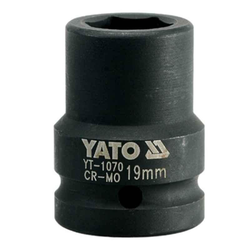 Yato 19mm Chrome Vanadium Impact Socket, YT-1070