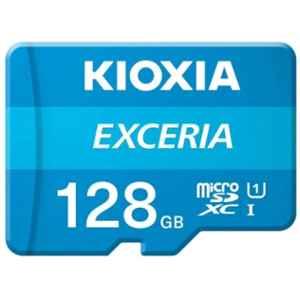 Kioxia Exceria 128GB C10 100Mbps Blue Memory Card, LMEX1L128GG4