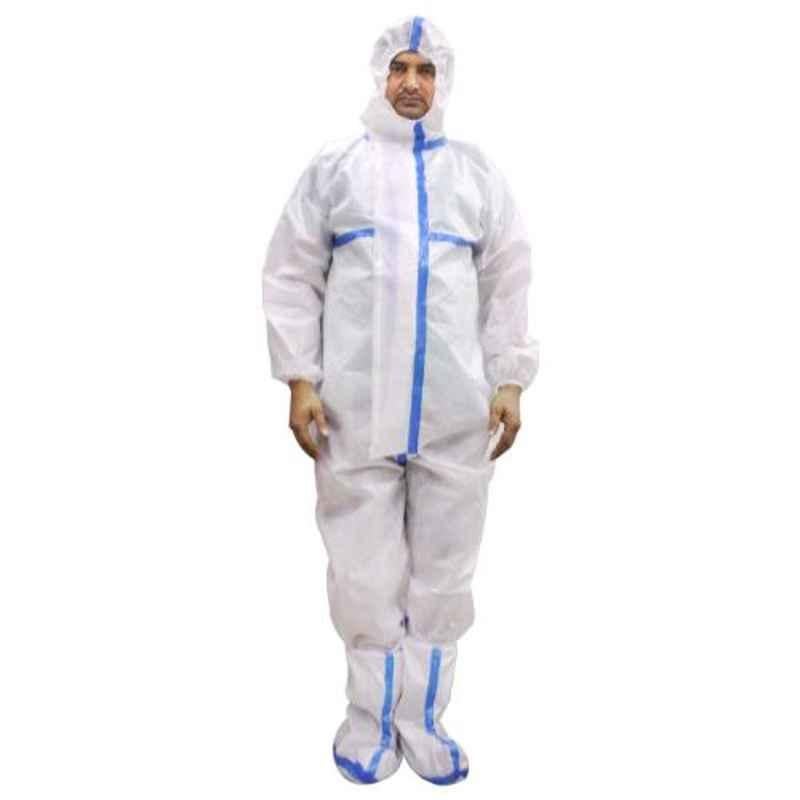 Oriley ORCPS1 DRDO Approved Disposable Full Body Coverall Protective Suit, 200083