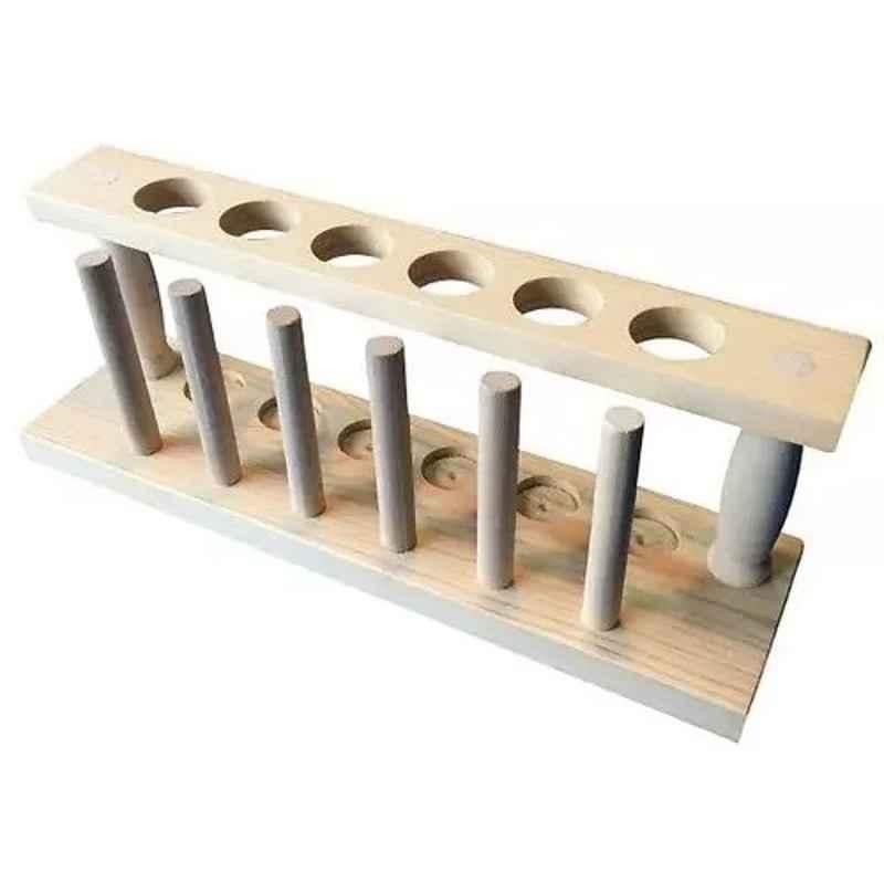 Lab Plus Wooden Test Tube Rack, LP-8739
