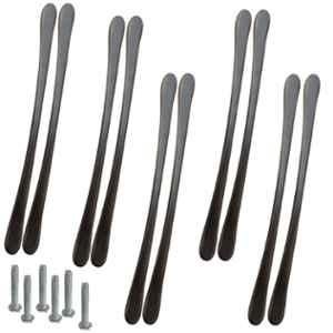 Atom 548 12 inch Black Matt Finish Zinc Cabinet Pull Handle (Pack of 10)