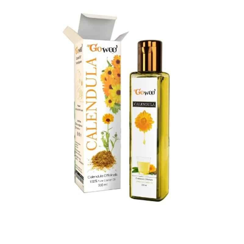 GoWoo 200ml Calendula Carrier Oil for Joint Pain, GoWoo-P-197