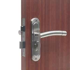 Voltizi ‎Stainless Steel 304 Matt Satin Finish Heavy Duty Round Plate Mortise Door Lock, MG1101