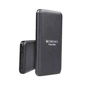 Zebronics 10000mAh Li-ion Slim Power Bank, PB-10000