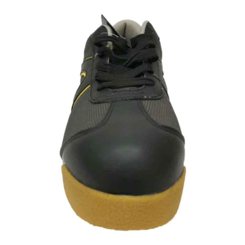 Deltaplus VE D Spirit Leather Black, Beige & Grey Safety Shoes, Size: 46