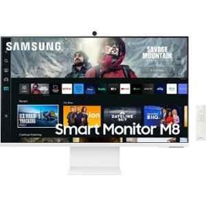 Samsung M8 32 inch White 4K UHD Smart Monitor with 60Hz Refresh Rate, LS32CM801UWXXL