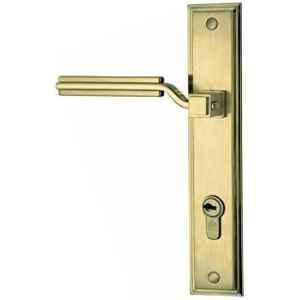 Bonus Premium Square 85mm Brass One Side Key Mortice Lock Set