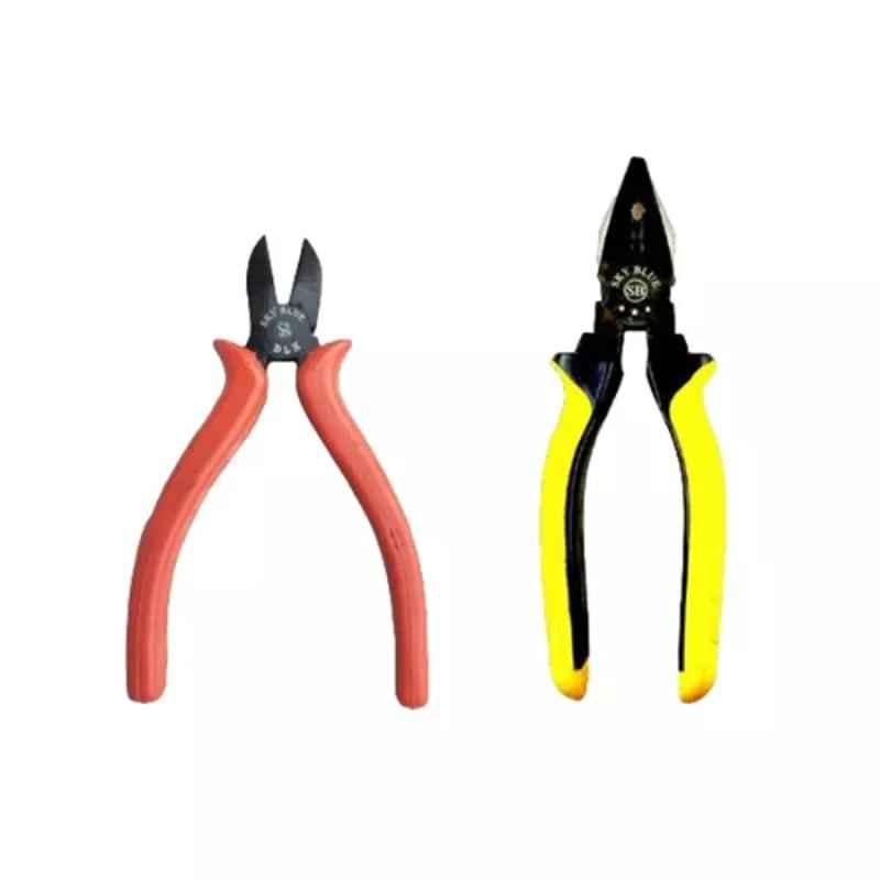 Sky Blue 2 Pcs Lineman Plier Combo, SBE_PLIER_COMBOS_COMBO_855