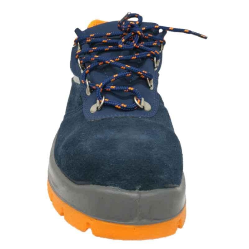 Deltaplus VE Rimini III Leather & Mesh Blue Dual Density Safety Shoes, Size: 46