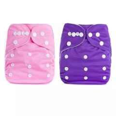 Fastgear Cotton Reusable Baby Diaper with Insert Pad, FG514, Size: Medium