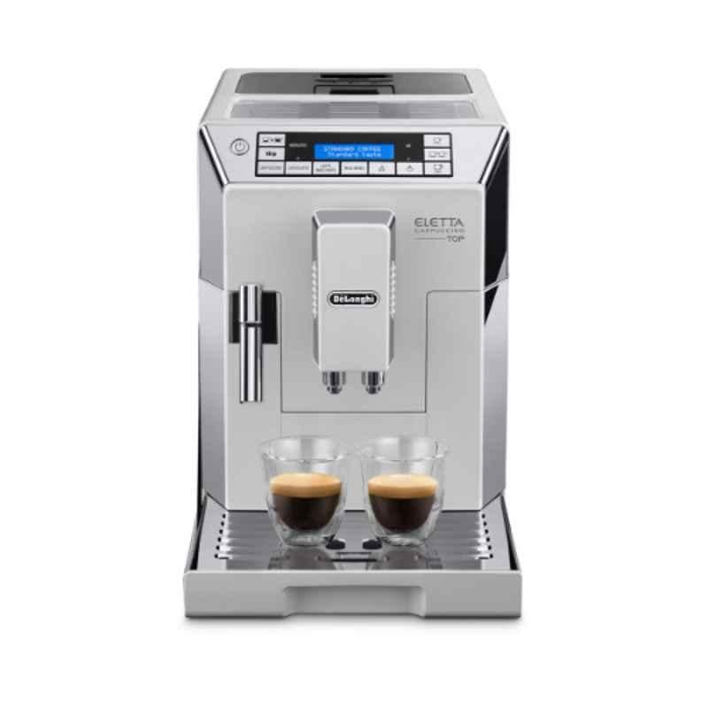 Delonghi 1450W Silver Fully Automatic Espresso Coffee Maker, ECAM45.760.W