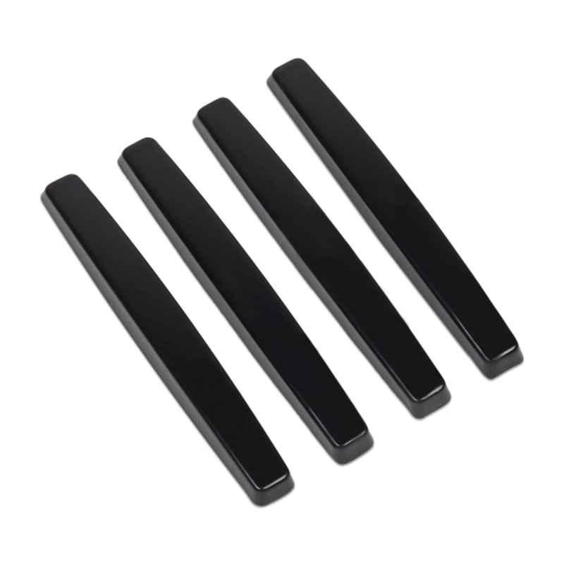 Kingsway 4 Pcs Universal Fit D1 Black Car Door Edge Protection Guard Set for All Cars