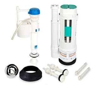 Elegant Casa ABS 10 inch Flush Repair Kit for 2 Pc Toilet & 45mm Push Button